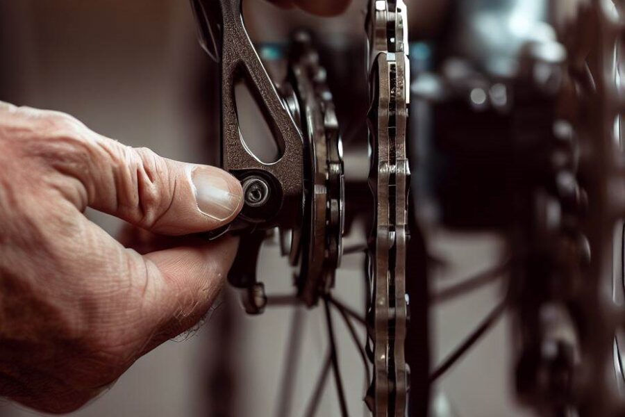 Jak naciągnąć łańcuch w rowerze z przerzutkami Shimano